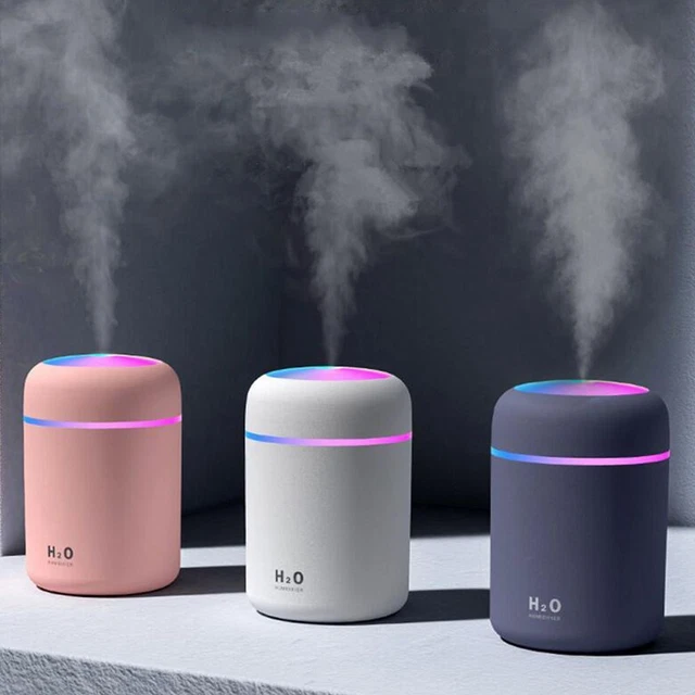 LED Mini humidificateur Purificateur d'air Faiseur de brume Diffuseur d'arôme