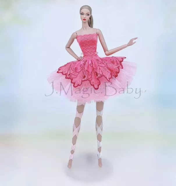 Barbie Doll Clothes Ballet Dress Ballerina Outfit Tutu Dress Fashion Clothing