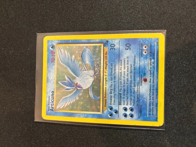 articuno pokemon card 2 62 POKÉMON TCG 2/62 Fossil Holo Rare $42.05 Holo Rare Card Type Pokémon TCG ARTICUNO Fossil #2