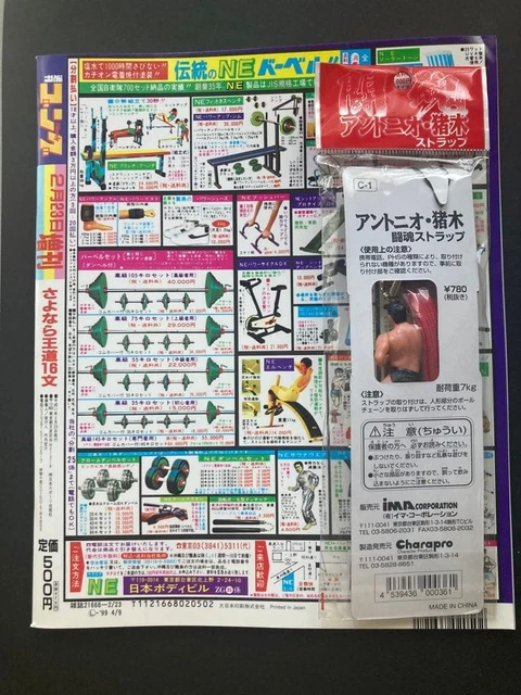 GIANT BABMEMORIAL ISSUE Goodbye Puroresu 16Panel Antonio Inoki Fighting ...