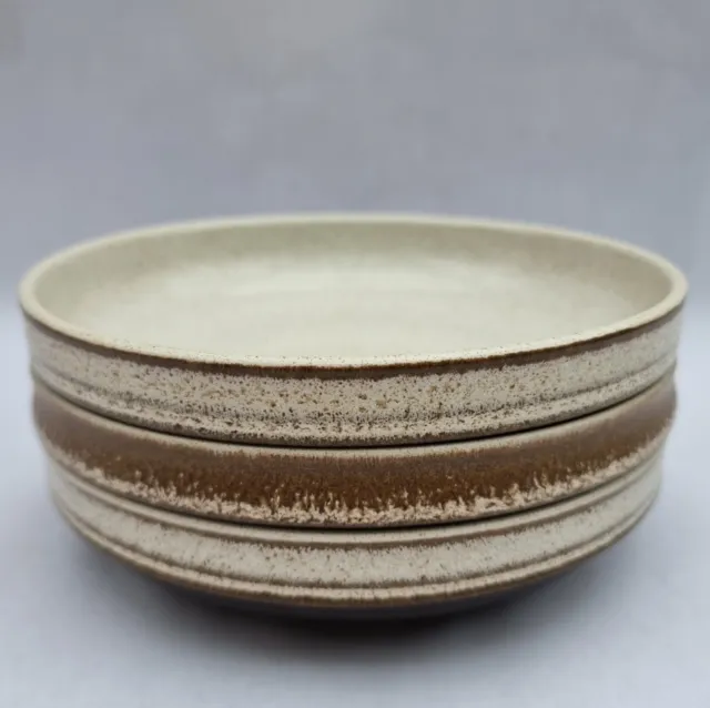 3 Denby Hall Artisan Aristone Sierra Pinta  Shallow Bowls