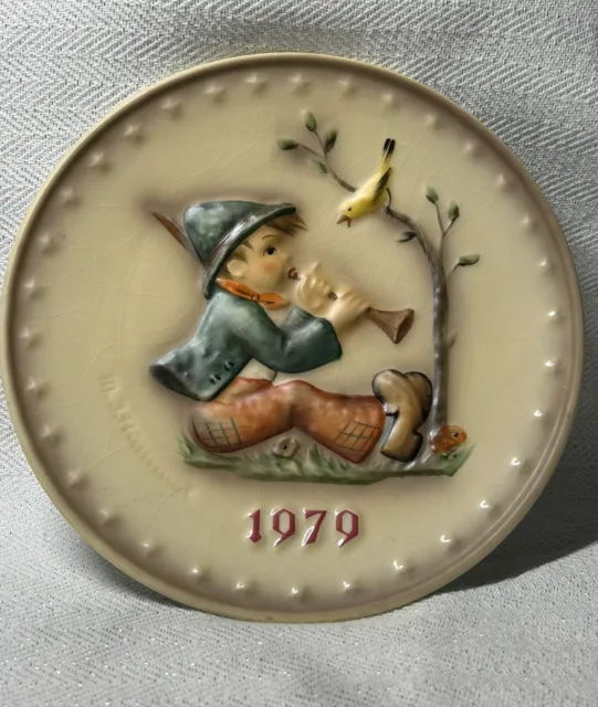 1979 Goebel Annual MJ Hummel Hand Painted Vintage Collector Plate