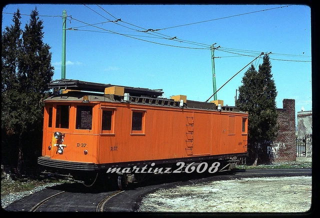 (Ym) Orig. Traktion/Trolley Schiebe Septa (Philadelphia, Pa) D-37