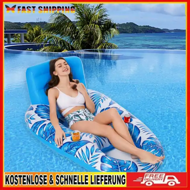Pool Recliner Multifunctional Water Air Mattresses PVC for Adults and Children