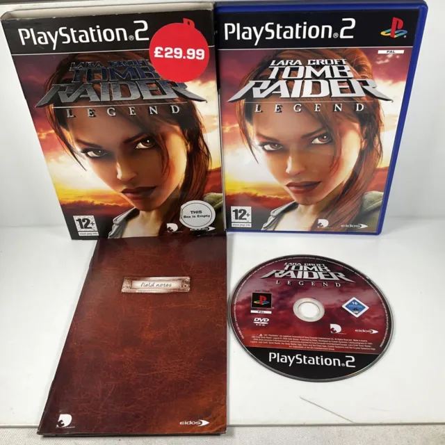 Lara Croft Tomb Raider: Legend for Sony Playstation 2 PS2 - Dust Cover & Manual