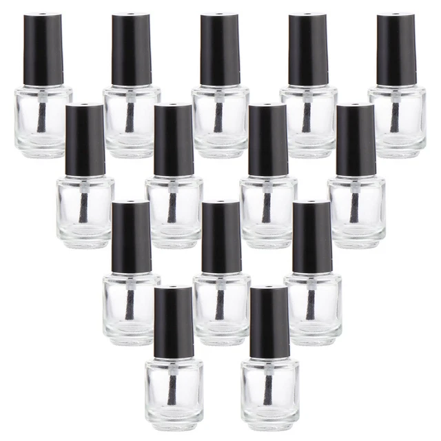 20 un. frascos de esmalte de uñas botella de pintura vidrio esmalte de uñas botellas