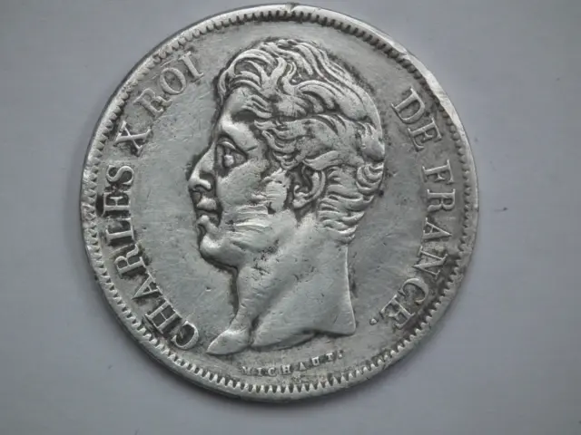 pièce  5 francs Charles X 1830 A