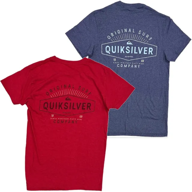 Quiksilver Men's Original Surf Since 1969 Graphic Print Heather Tee T-Shirt