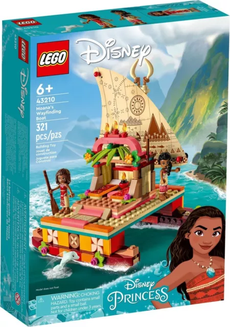 Lego 43210 Disney Princesas Barco Aventurero de Vaiana y Sina - Master Of Games