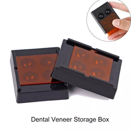 Dental Plastic Storage Box Teeth Patch Shading Light High Quality Retainer Molar