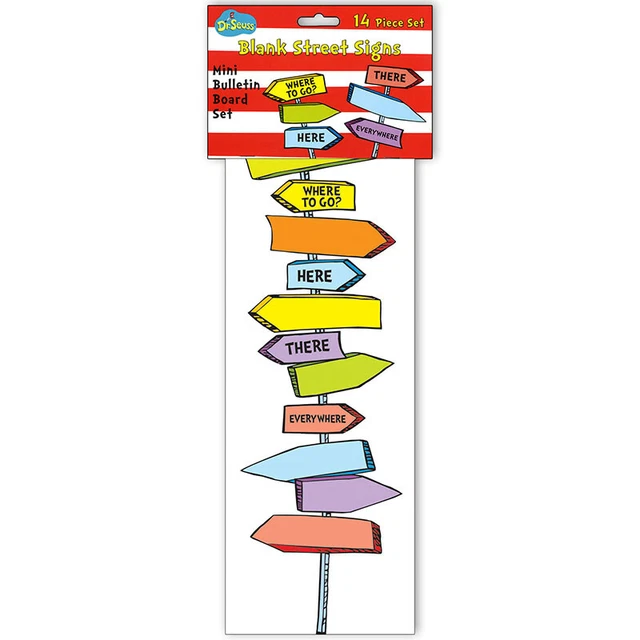 Dr Seuss Blank Directional Signs Bulletin Board Sets vrogue.co