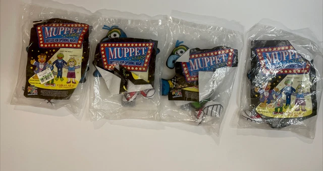 1998 Muppets GONZO 6" Plush  Toy BLOCKBUSTER LOT OF 4 Gonzo The Great