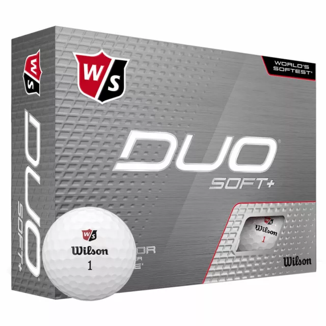 New In Box - Wilson Duo Soft+ Golf Balls (Choose Dozen)