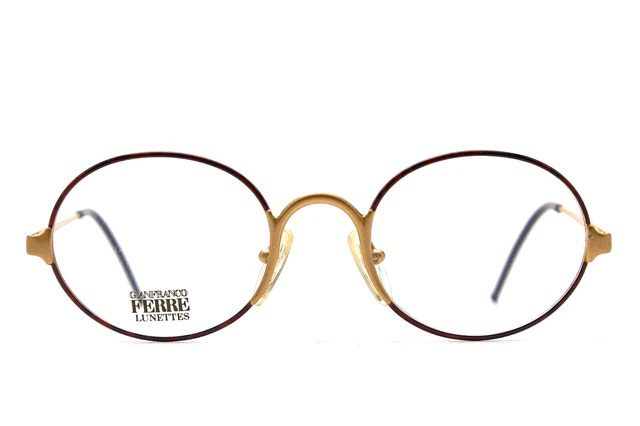 occhiali ovale vintage montatura donna uomo 80s👓 GIANFRANCO FERRE GFF50 51 83