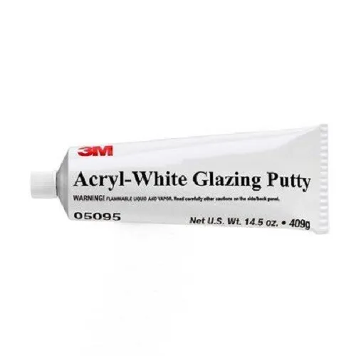 Acryl-White Slow Drying Acrylic Putty 14.5 oz Tube, 05095