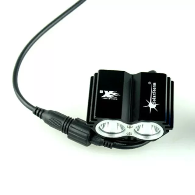 Faro delantero LED para bicicleta impermeable 5000LM 2 X T6 luces dobles luz 2