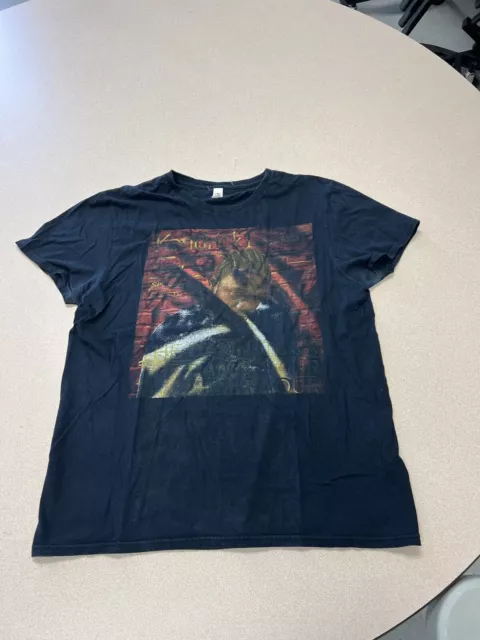 Kendrick Lamar Damn Tour T-Shirt Mens Size Large Black 2017 Travis Scott 264