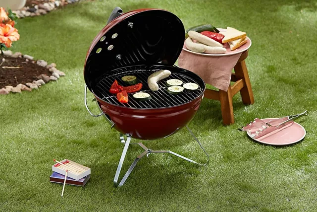 Weber Smokey Joe Premium Holzkohlegrill Grill, 37 cm tragbar