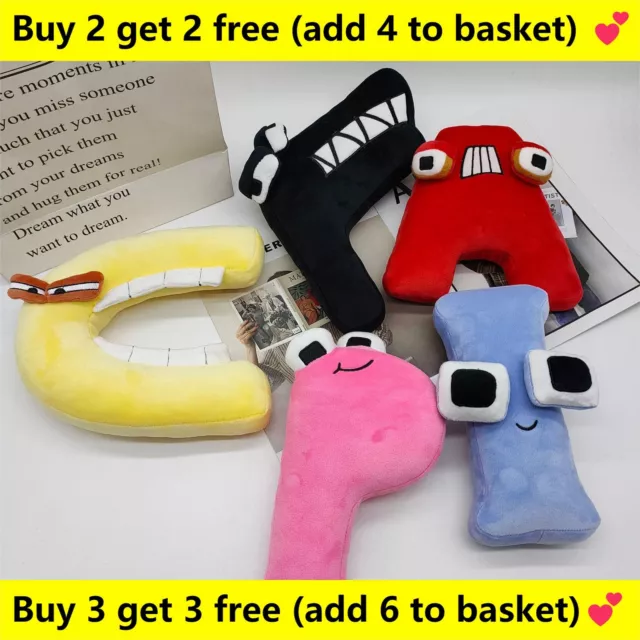 Alphabet Lore Letter 26 Plushie Doll Kid Educational Toy Home Easter Xmas Gift