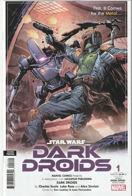 Star Wars Dark Droids # 1 Variant 2nd Printing Cover NM Marvel [R6]