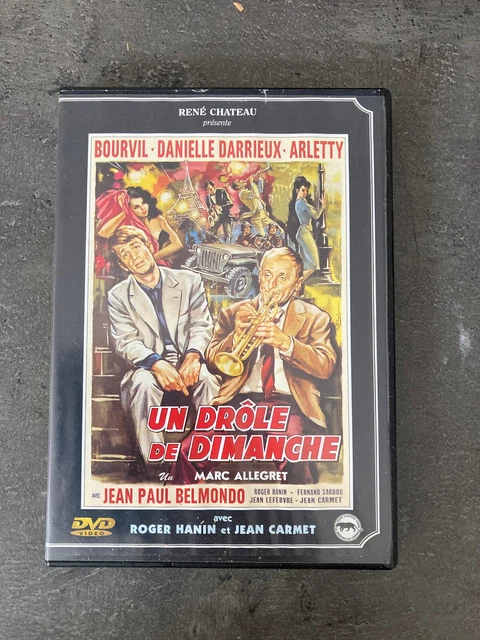 DVD RENE CHATEAU UN DROLE DE DIMANCHE Bourvil Danielle Darrieux JP Belmondo K46