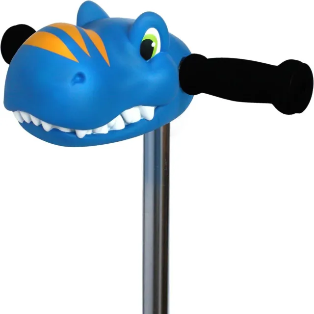 Kids Scooter Dinosaur Head - Blue and Orange