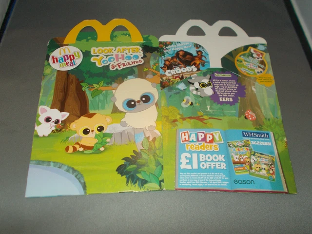 U.K MCDONALDS HAPPY meal empty box Yoo Hoo (used) £3.00 - PicClick UK