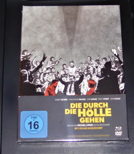 Die Durch Die Hölle Gehen The Deer Hunter Limitiertes Mediabook Blu Ray +Dvd Neu