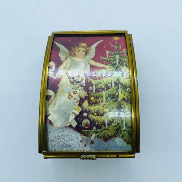 Christmas Angel Trinket Box Handmade by Via Vermont