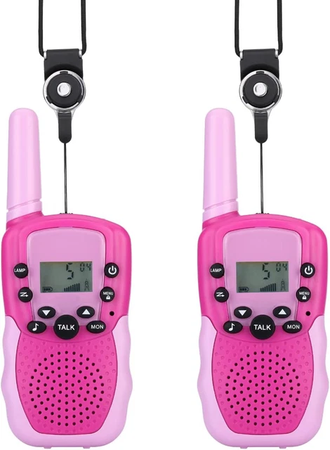 Walkie Talkie Video Per Bambini Con Ricarica – 2 Pezzi, Portata 400m, 4 Effetti Voce, Regalo Perfetto Per Bambini Dai 3 Agli 8 Anni