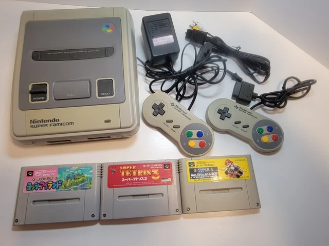 Bundle SNES : Console Famicom & Famicom Junior + 6 Jeux NTSC-J (Japon)