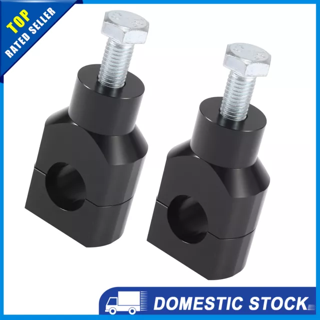 7/8" 22mm Motorrad Lenker Lenkerhalterung Riser Clamp Mount Pack of 2