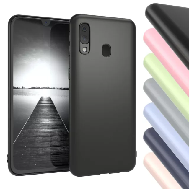 EAZY CASE für Samsung Galaxy A40 Schutzhülle Hülle Tasche Silikon Handy Schutz