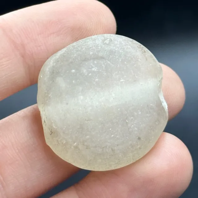 Lovely Old Ancient Roman Crystal Bead In Perfect Condition