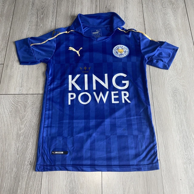 Puma Junior blau Leicester City FC Shirt 11-12 Jahre guter Zustand