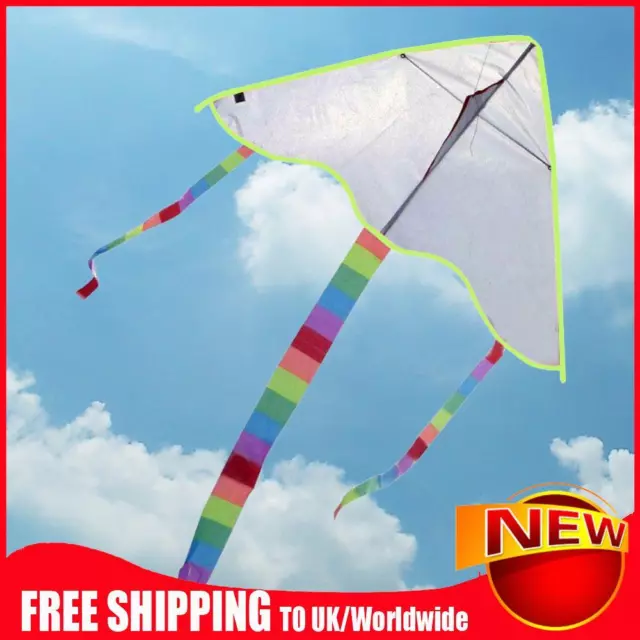 Diy Kite Painting Kite Outdoor Toys Kite Flying(Random Color Type)