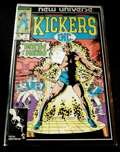 *Soft Cover Comic Book - New Universe Kickers Inc. #1 (1986) Marvel Comics - VF