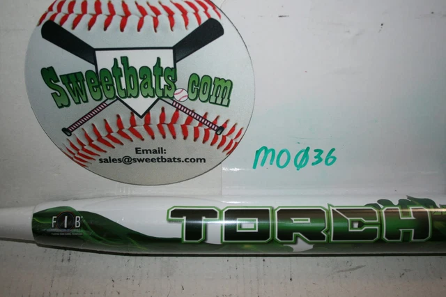 NEW Monsta White/Green Torch M2 2500 FLEX Handle 25oz. ASA/USA Softball Bat