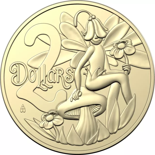 2023 Australia $2 Tooth Fairy On Card Uncirculated  Coin - In Stock Now
