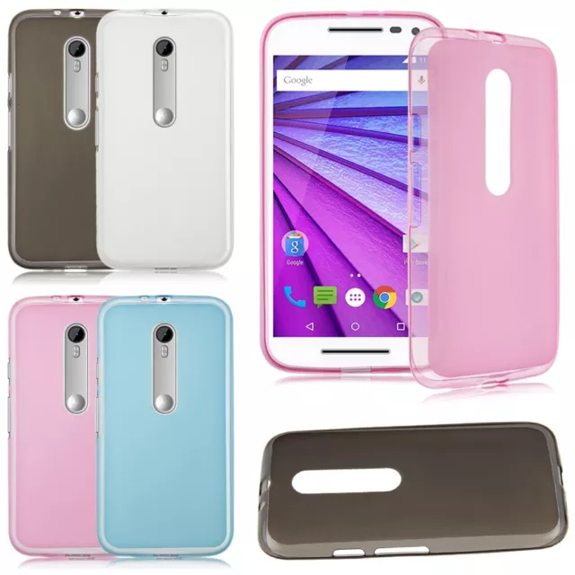 TPU Gel Silicone Soft Matte Jelly Grip Case Skin Cover For Motorola MOTO Models