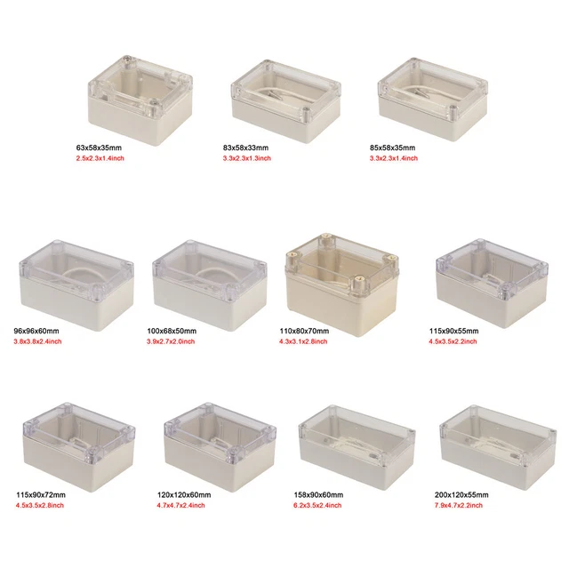 HOUSING CASE ELECTRICAL Project Boxes Outdoor Accessories Plastic ...