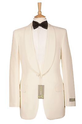 Wedding Cruise Tuxedo Jacket Ivory White (Used For Fashion Shows) Mens Ex Hire