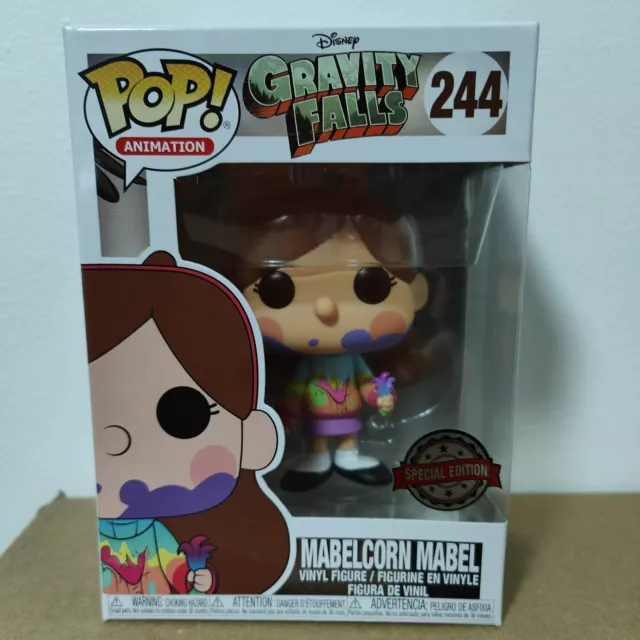 Funko Pop Vinyl MABELCORN MABEL Pines #244 Exclusive Gravity Falls + Protector