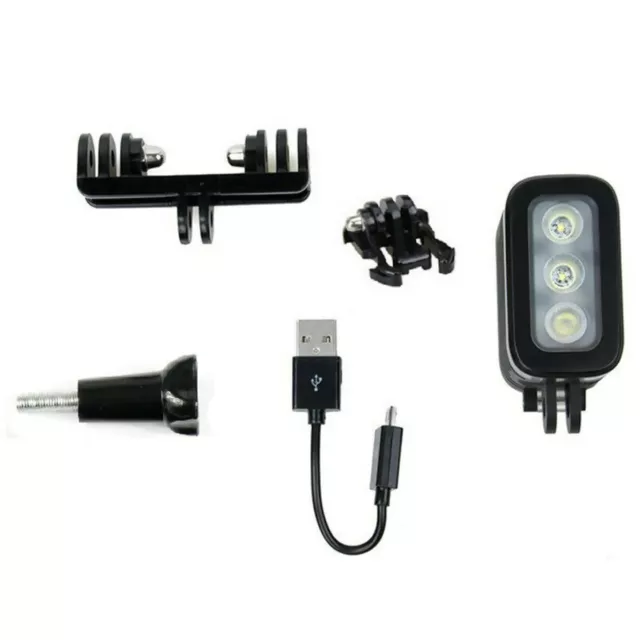 30M Waterproof Diving LED Light Flash Lamp For GoPro Hero 10/8/9/7/6/5 Camera d