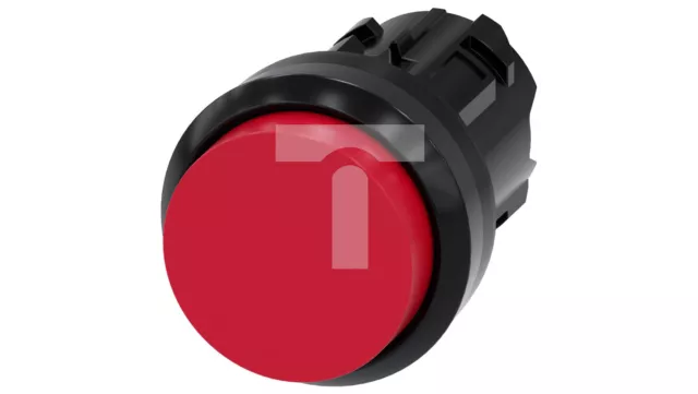 Push button high 22mm round plastic red with spring return 3SU1000-0BB20- /T2UK