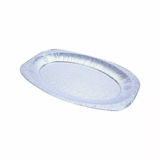 Oval Aluminium Foil Tray Buffet Disposabl Party Serving Food Platters