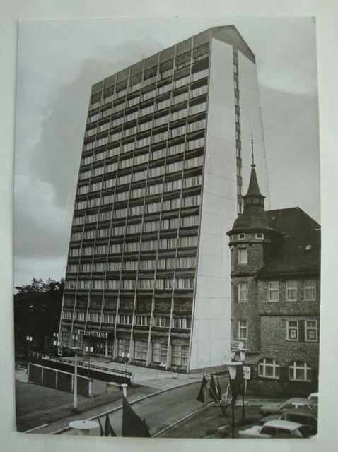 DDR-AK, Oberhof /Thür., FDGB - Erholungsheim "Rennsteig", Intershop, 1983