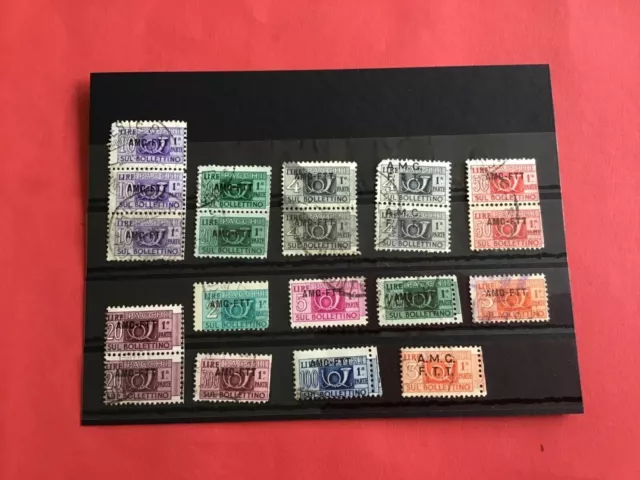 Italy Trieste Zone A Parcel Post  Stamps R37052