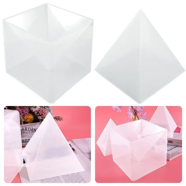 Large Pyramid Silicone Mold - Resin Epoxy Mold Jewelry Decoration Tools 1pc Set