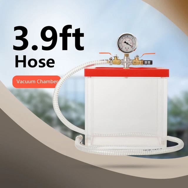 7L Acrylic Vacuum Chamber Acrylic Clear Perfect for Refrigerator Vacuum US